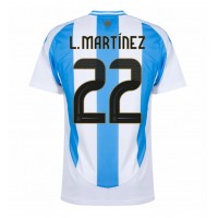 Argentiina Lautaro Martinez #22 Kotipaita Copa America 2024 Lyhythihainen